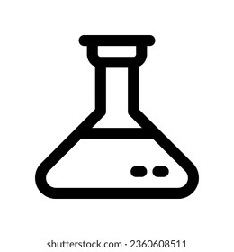 medical flask line icon. vector icon for your website, mobile, presentation, and logo design.
