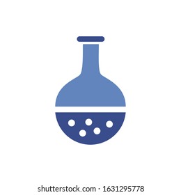 medical flask test laboratory icon vector illustration design