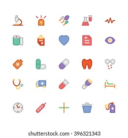 Medical flat bold vector icon 7