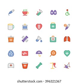 Medical flat bold vector icon 10