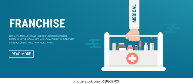 Medical flat design.