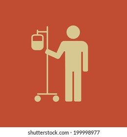 Icono plano médico