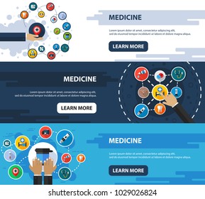 Medical flat icon concept. Vector illustration. Element template for design.