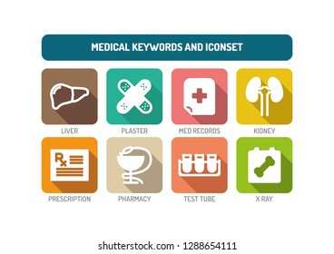Medical Flat Icon Set