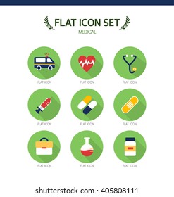 Medical FLAT ICON SET