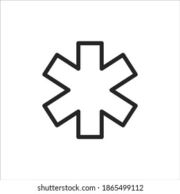 Ilustración vectorial de icono plana