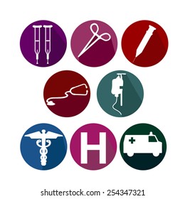 Medical flat icons 