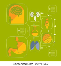 medical flat infographic