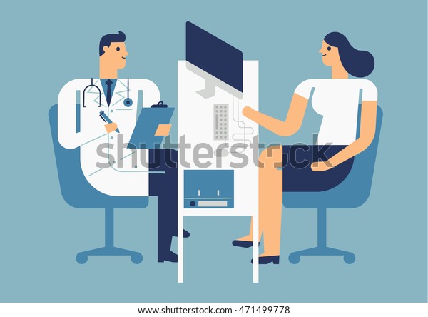 Medical Flat Style Illustration Stock Vector (Royalty Free) 471499778