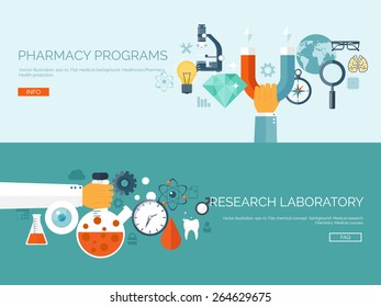 Medical flat vector background,health care,first aid.International health protection,insurance.Medicine and surgery.Vaccination,medical research program.Online health check,medical diagnosis,treatment