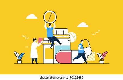 Medical Flat Vector Concept Illustration Can Be Used For Landing Page, Ui, Web, App Intro Card, Editorial, Flyer, And Banner.