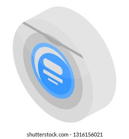Medical floss box icon. Isometric of medical floss box vector icon for web design isolated on white background