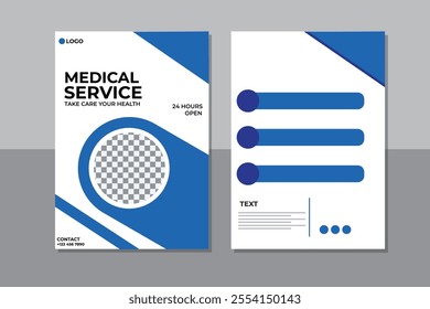 Medical flyer design for medical company services