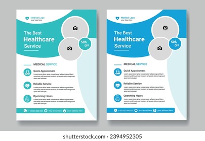 Medical Flyer design template 2023