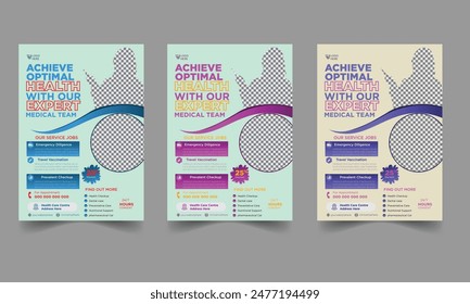 Medical Flyer Design template poster banner art branding marketing graphics dental designer Corporate Present Design Elegant Modern Recent Creative Luxury Personal graphic design illustration pharmacy