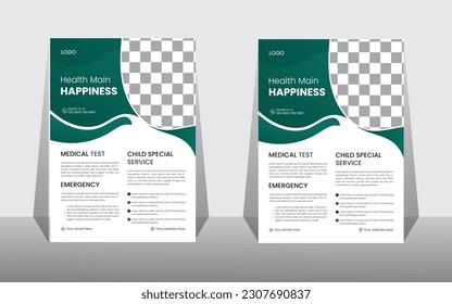 Muster für medizinische Flyer