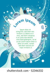 Medical Flyer Design - Vector