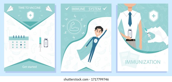 medical flyer with images of various medical supplies