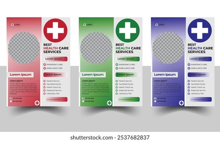 Medical Flyer or Leaflet Design, Digital marketing flyer or poster design, Medical Poster design