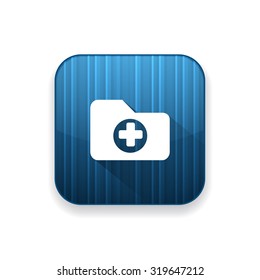medical folder icon