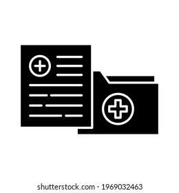Medical Folder Icon vector image. Can be used for Medical. Suitable for mobile apps, web apps and print media.