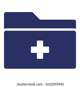 
Medical Folder Isolated Vector Icon Which Can Be Easily Modified Or Edit
