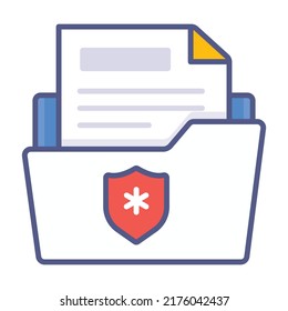 medical folder Modern concepts design, vector illustration