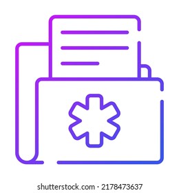 medical folder Modern concepts design, vector illustration