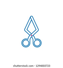 Medical, forceps colored icon. Element of medicine illustration. Signs and symbols icon can be used for web, logo, mobile app, UI, UX