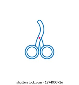 Medical, forceps colored icon. Element of medicine illustration. Signs and symbols icon can be used for web, logo, mobile app, UI, UX