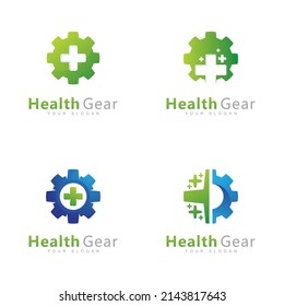 Logo für medizinische Geräte, Vektorvorlage für kreative Apotheke Logo, Vektordesign