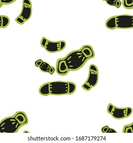Medizinische Genetik. Nahtlose Vektorillustration. Abstrakte Illustration zur Ebola-Epidemic-Kick-Vektorillustration Flache Vektorillustration-Illustration Hintergrund. Kontrolle und antiseptischer Hintergrund.  Bakterien-Illustration.