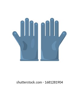 medical glove logo vektor template