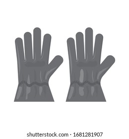 medical glove logo vektor template