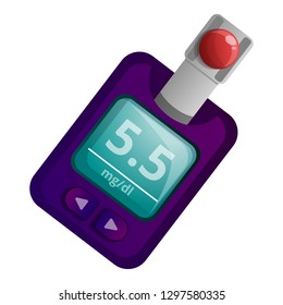 Medical Glucose Meter Icon Cartoon Medical Stock Vector (Royalty Free ...