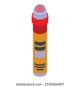 Medical glue tube with red cap is standing on the table, concept of healthcare and medical treatment