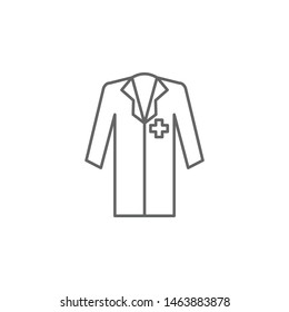 Medical Gown, Clothes Icon. Element Of Medicine Icon. Thin Line Icon