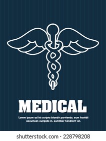 medical graphic design , vector illustration