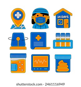 Medical Graphic Element Vector Illustration