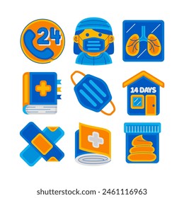 Medical Graphic Element Vector Illustration