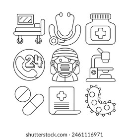 Medical Graphic Element Vector Illustration