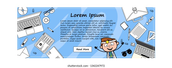 Medical Greeting Template Vector Design