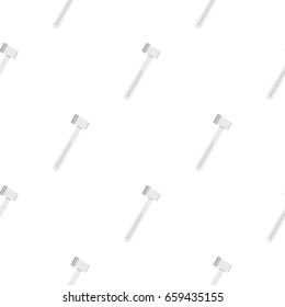 Medical hammer pattern seamless flat style for web vector illustration