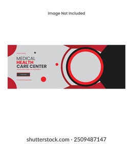 Medical and Health Care Center Editable Social Media Cover Template