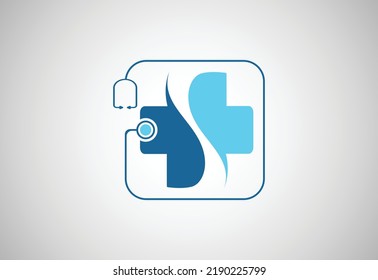 Medical and health care center logo design template. vector illustrator