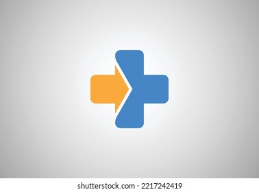 Medical and health care center logo design template. vector illustrator.