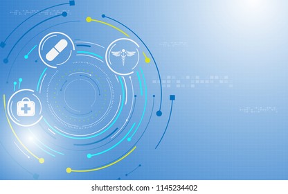 medical health care design concept background eps 10 vector