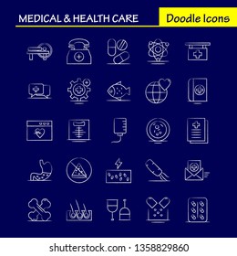 Medical And Health Care Hand Drawn Icon for Web, Print and Mobile UX/UI Kit. Such as: Healthcare, Hospital, Medical, Lab, Medical, Setting, Hospital, Plus, Pictogram Pack. - Vector