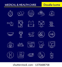 Medical And Health Care Hand Drawn Icon for Web, Print and Mobile UX/UI Kit. Such as: Medical, Health, Bag, Kid, Healthcare, No, Smoking, Medical, Pictogram Pack. - Vector