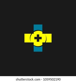 Medical Health Care Icon Template Design. Vector Illustration